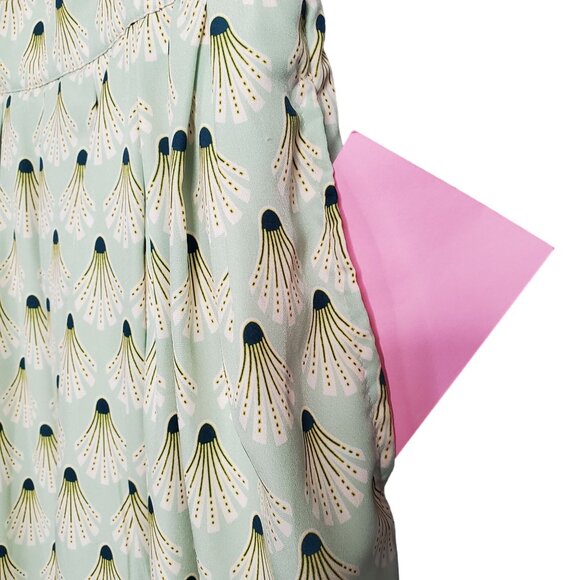 Zappelle eShakti NWOT Size S 6 Dress Fit Flare Sleeveless Crepe Garden Party - Picture 12 of 15